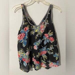 Weavers Floral Tank Top